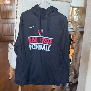 Nike Black Ball State Football Hoodie